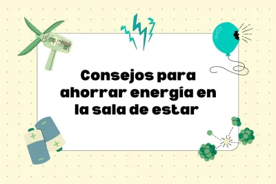 Cómo ahorrar energía en la sala de estar