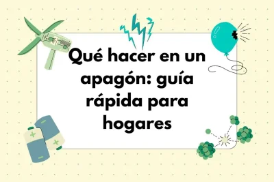 Qué hacer en un apagón