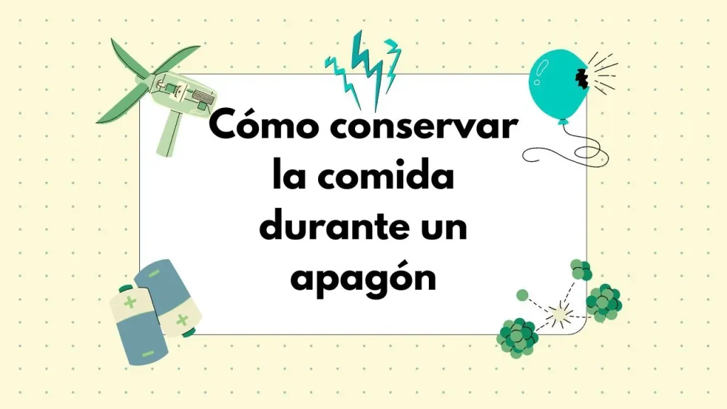 Cómo conservar alimentos sin electricidad
