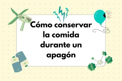 Cómo conservar alimentos sin electricidad
