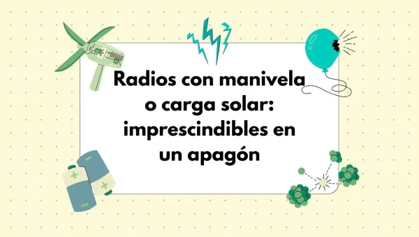 Radio de emergencia para apagones
