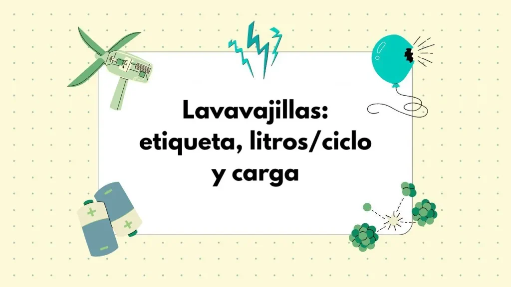 Etiquetado energético en lavavajillas