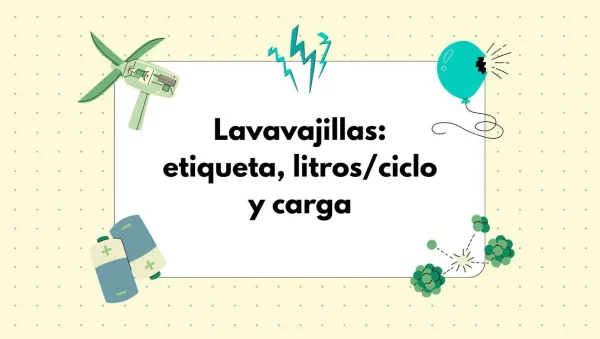 Etiquetado energético en lavavajillas